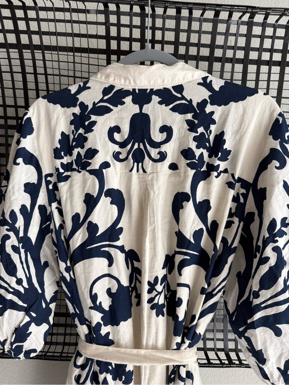 Anthropologie Maeve Mona Linen Blend Maxi Shirtdress - Picture 6 of 8